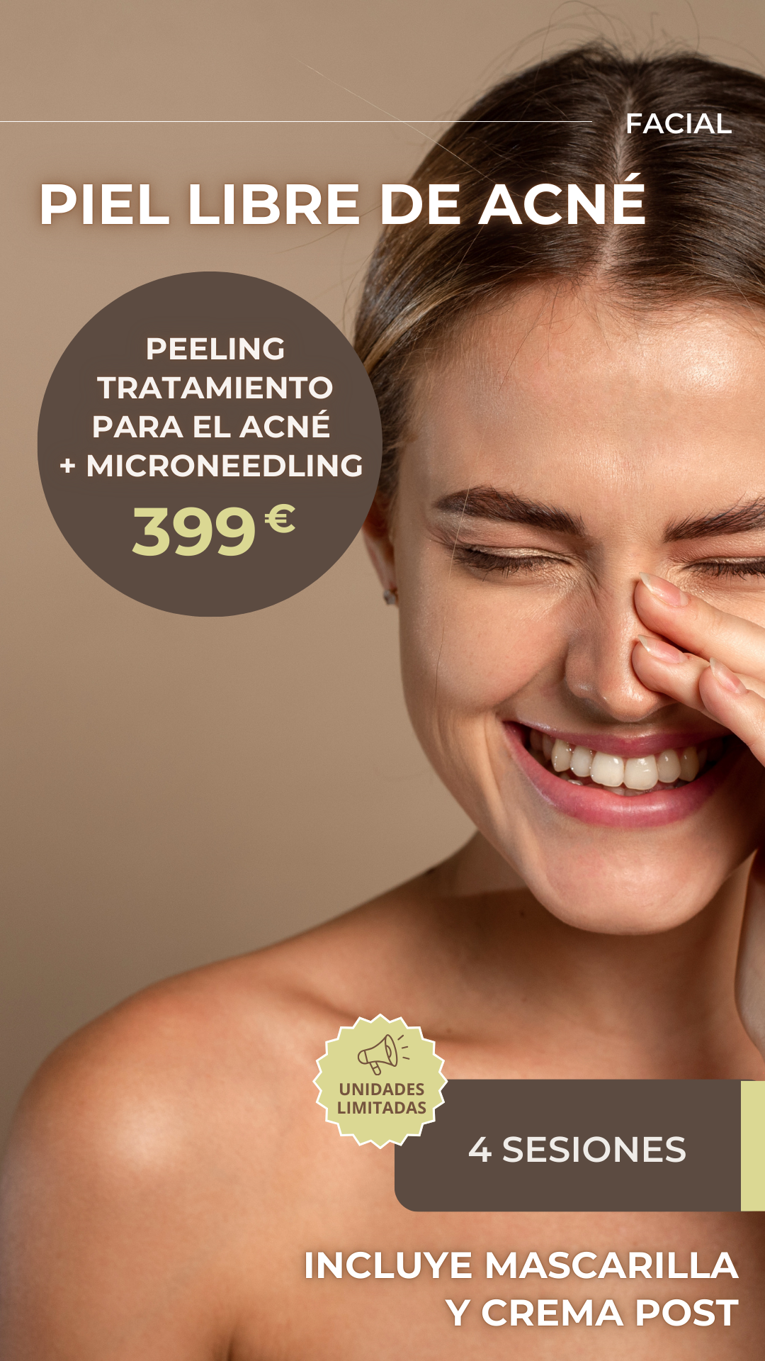 4 SESIONES PEELING ACNE