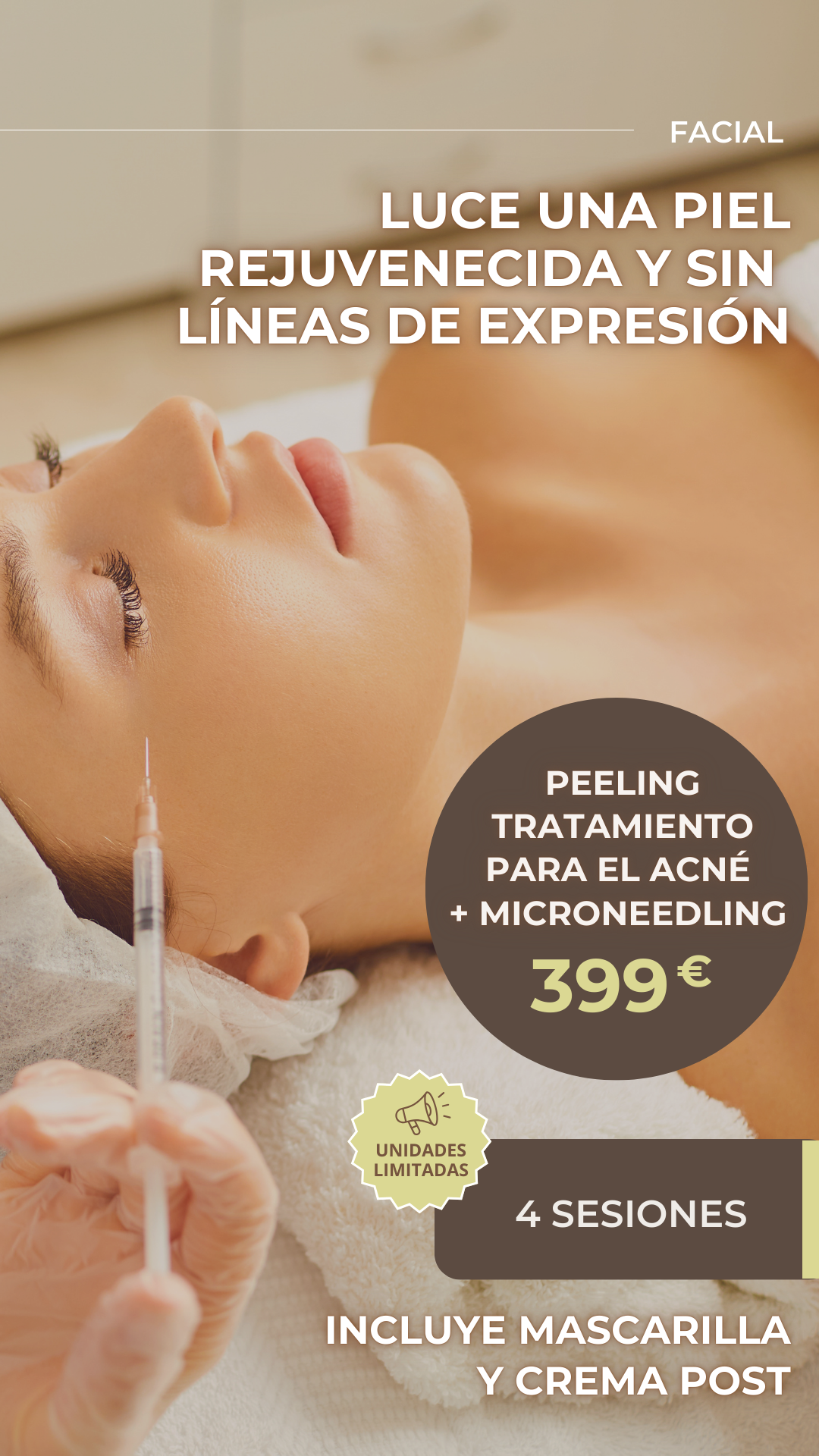 4 SESIONES PEELING ANTI ENVEJECIMIENTO