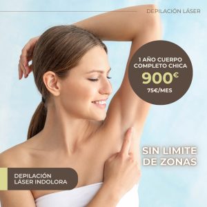 1 Año Depilación Láser Cuerpo Completo - Chica